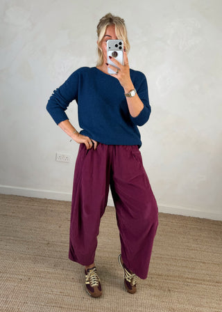 Melody knit - Denim blue-The Style Attic