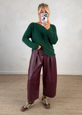 Melody knit - Forest green-The Style Attic