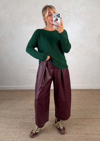 Melody knit - Forest green-The Style Attic
