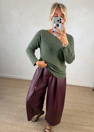 Melody knit - Khaki-The Style Attic