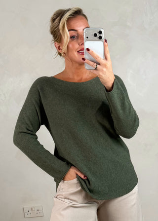 Melody knit - Khaki-The Style Attic