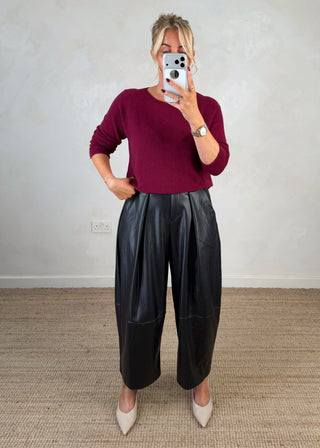 Melody knit - Merlot-The Style Attic