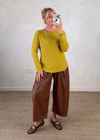 Melody knit - Ochre-The Style Attic