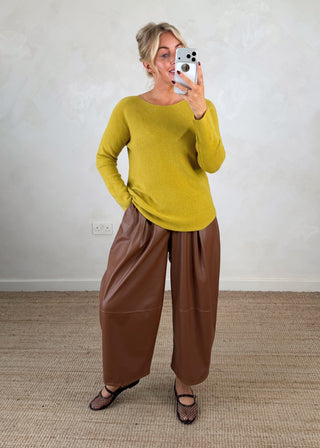 Melody knit - Ochre-The Style Attic