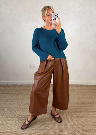 Melody knit - Teal-The Style Attic