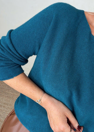 Melody knit - Teal-The Style Attic