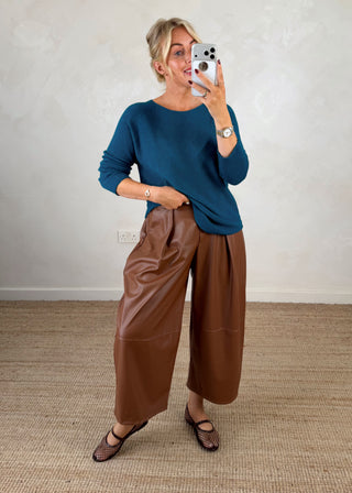 Melody knit - Teal-The Style Attic