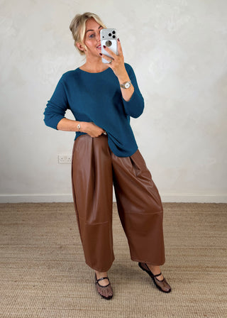 Melody knit - Teal-The Style Attic