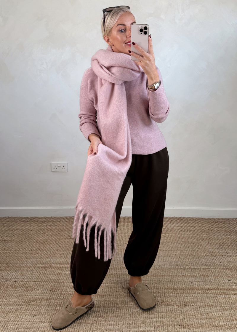 Melody knit - blush-The Style Attic