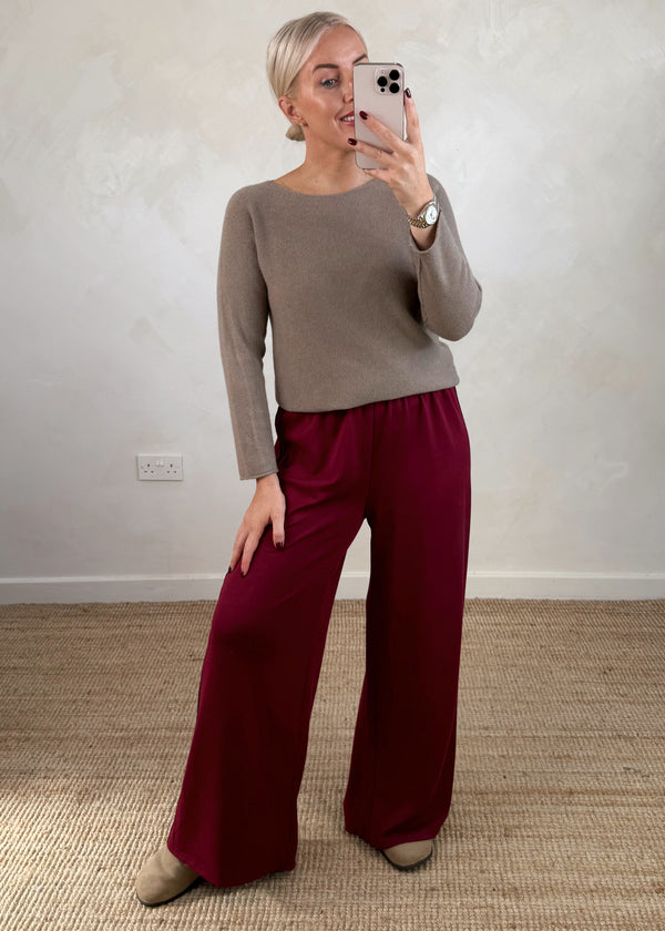 Melody knit - mocha-The Style Attic