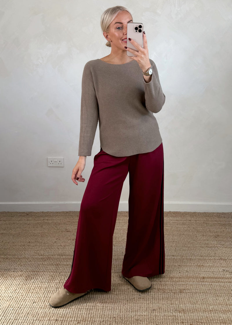 Melody knit - mocha-The Style Attic
