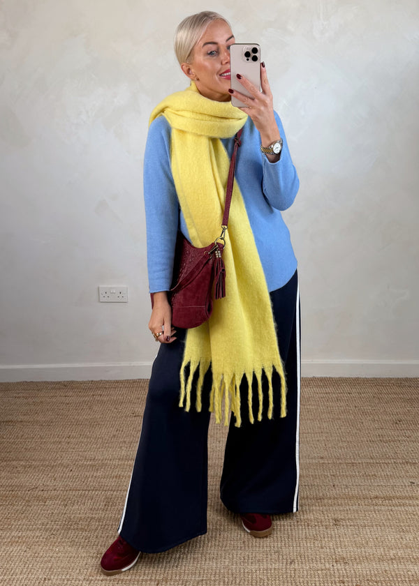 Melody knit - powder blue-The Style Attic