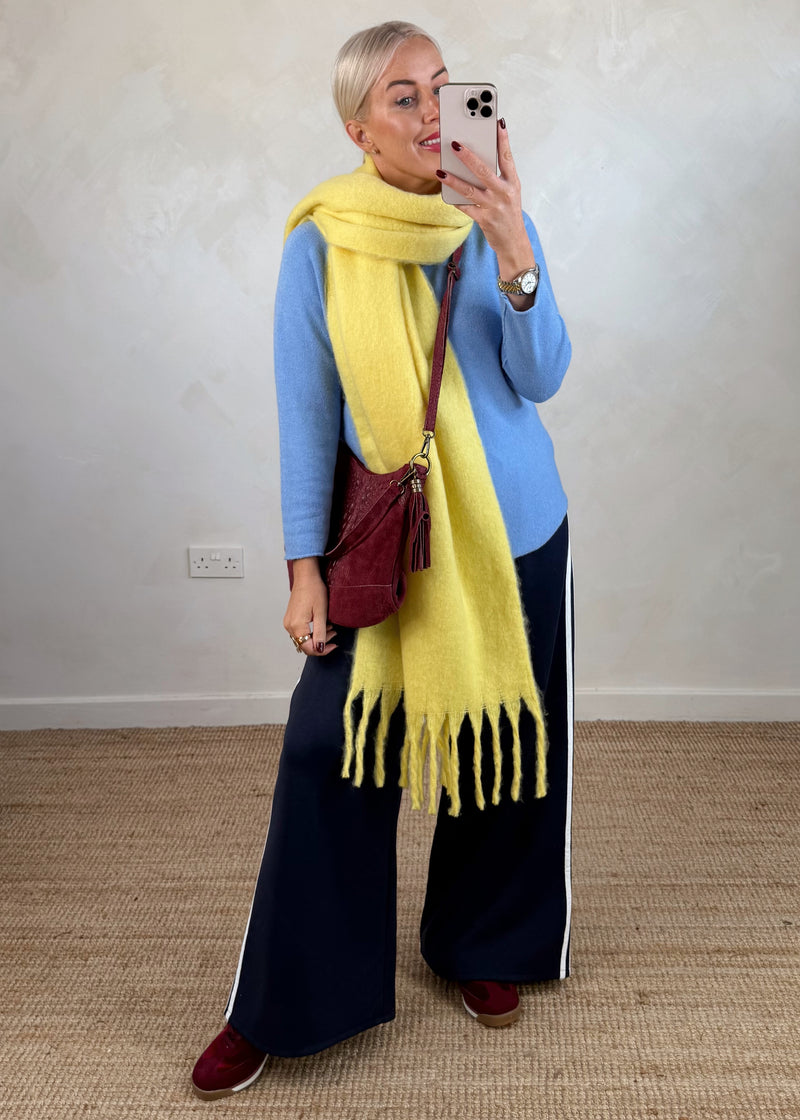 Melody knit - powder blue-The Style Attic
