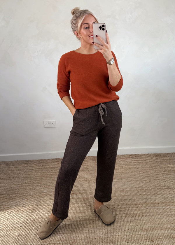 Melody knit - rust-The Style Attic