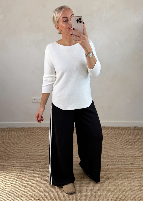 Melody knit - winter white-The Style Attic