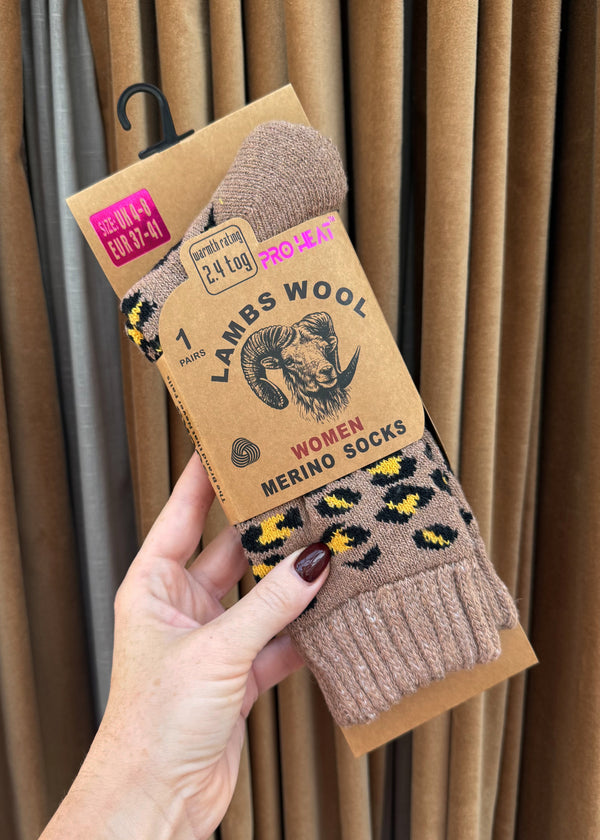 Merino lambs wool socks - multi-The Style Attic