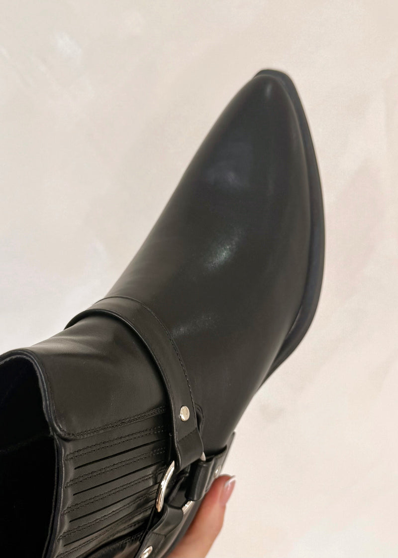 Miley western boot - black-The Style Attic