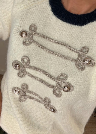 Military knit - Cream-The Style Attic