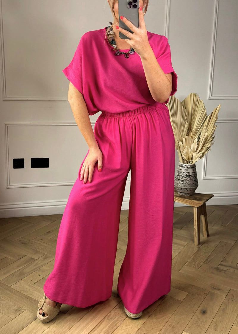 Milton co-ord - hot pink-The Style Attic