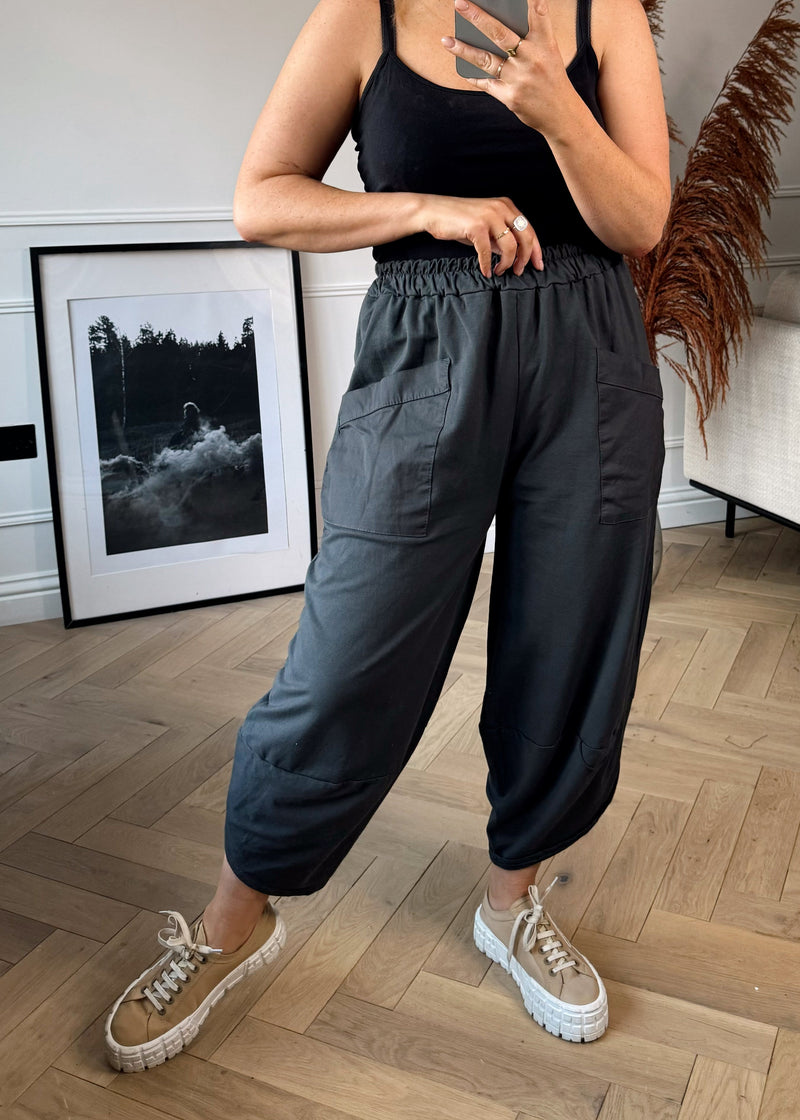 Moda casual pants - Slate-The Style Attic