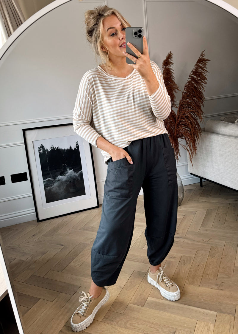 Moda casual pants - Slate-The Style Attic
