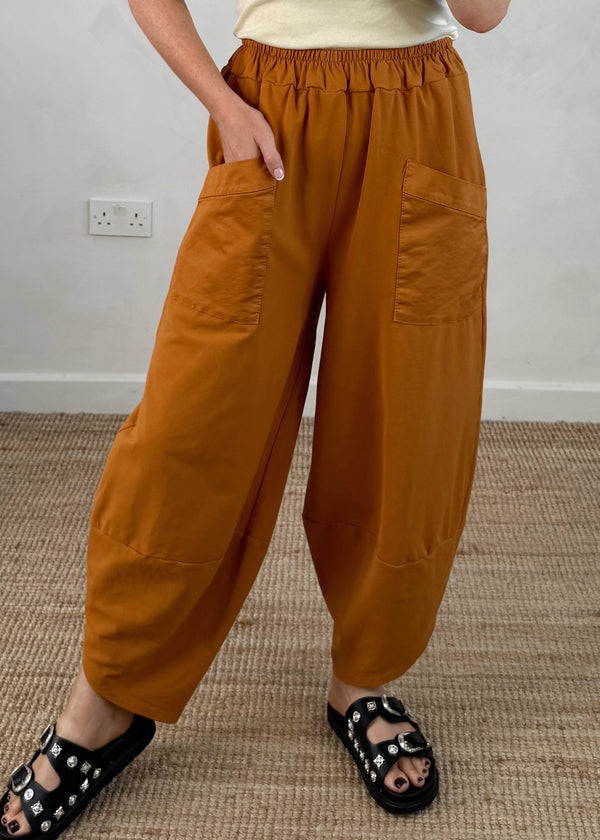 Moda casual pants - marigold-The Style Attic