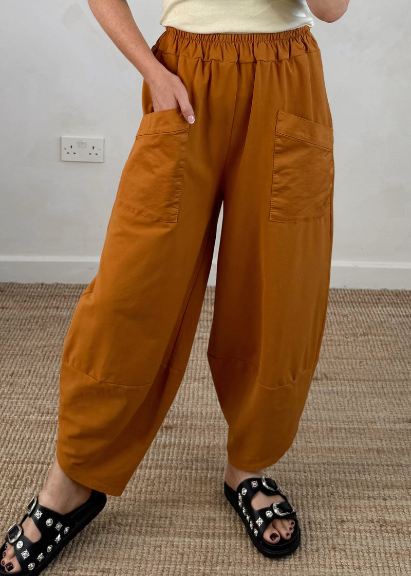 Moda casual pants - marigold-The Style Attic