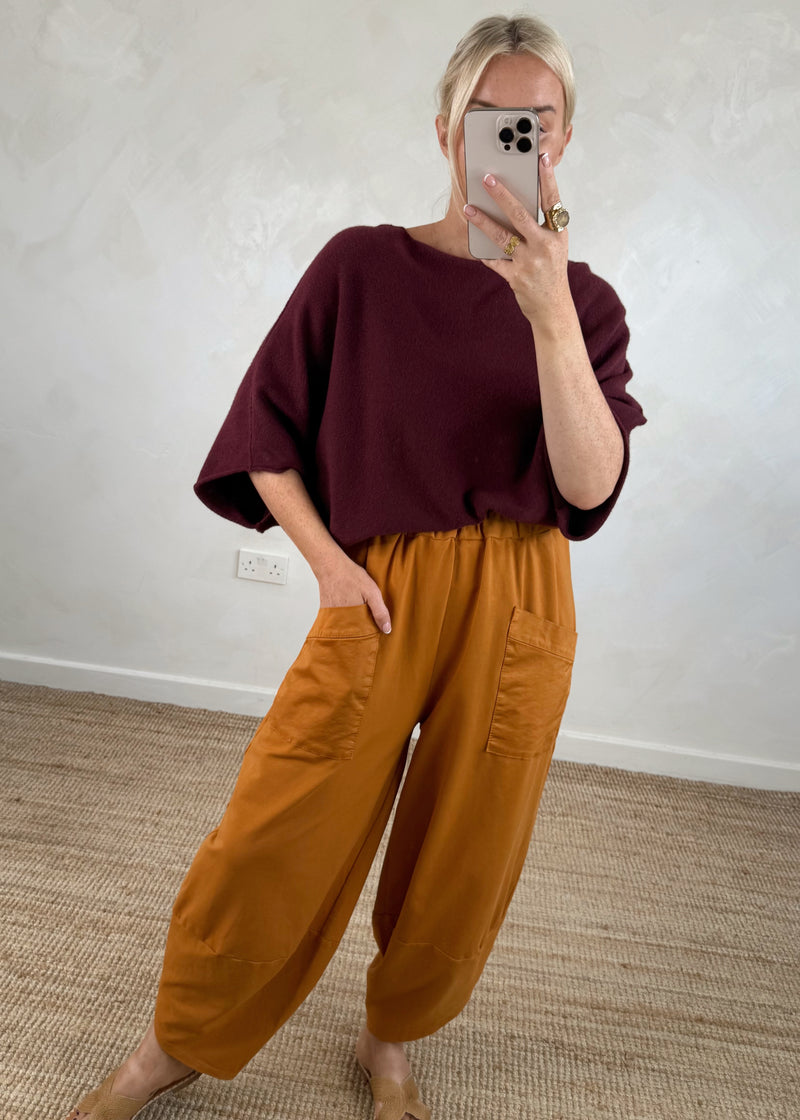 Moda casual pants - marigold-The Style Attic