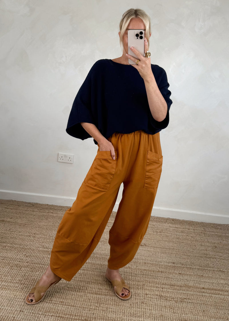 Moda casual pants - marigold-The Style Attic