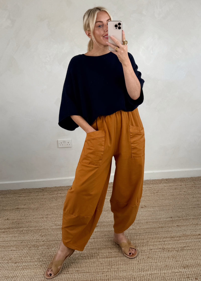 Moda casual pants - marigold-The Style Attic