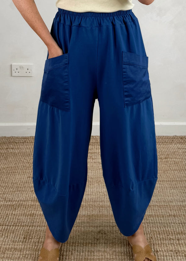 Moda casual pants - royal blue-The Style Attic