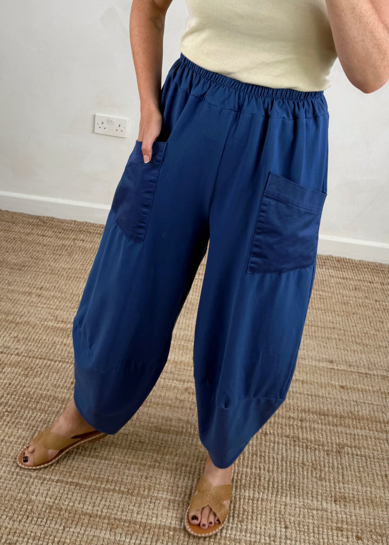 Moda casual pants - royal blue-The Style Attic