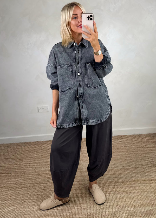 Moda casual pants - smoke-The Style Attic