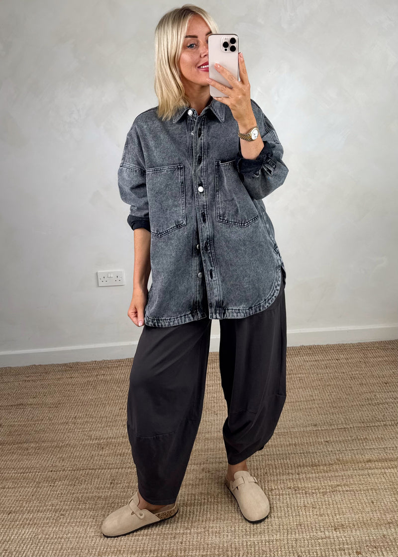 Moda casual pants - smoke-The Style Attic