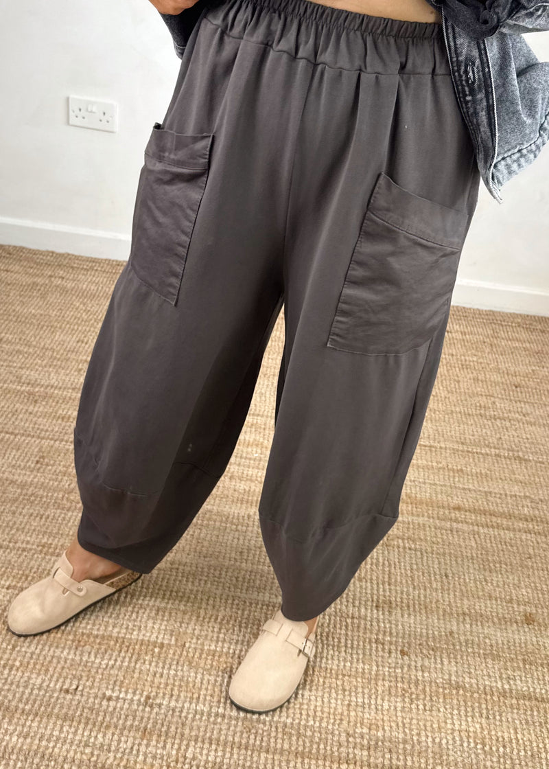 Moda casual pants - smoke-The Style Attic