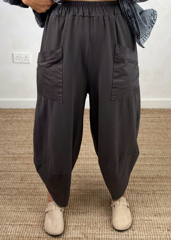 Moda casual pants - smoke-The Style Attic