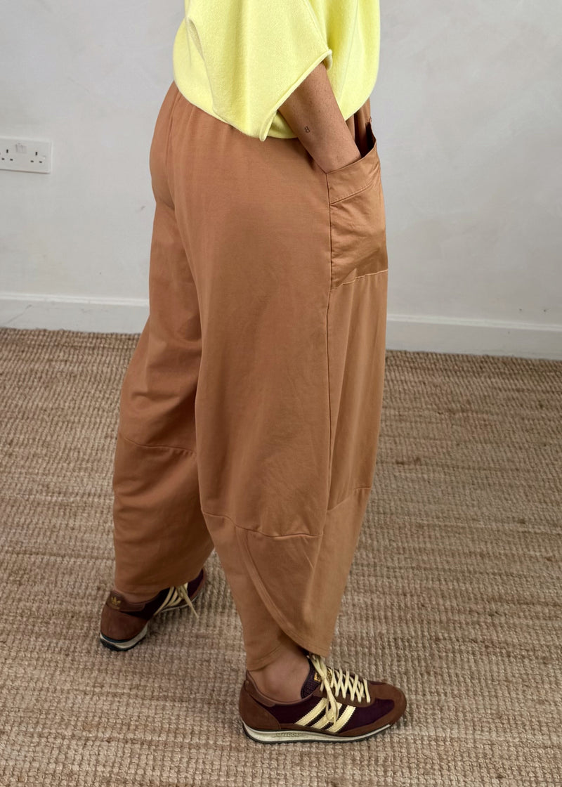 Moda casual pants - tan-The Style Attic