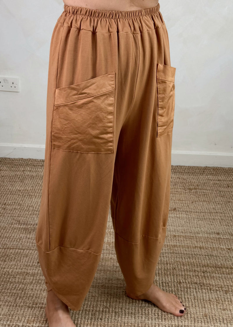 Moda casual pants - tan-The Style Attic