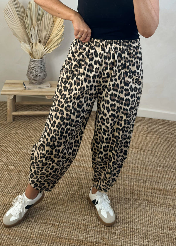 Moda pants - leopard-The Style Attic