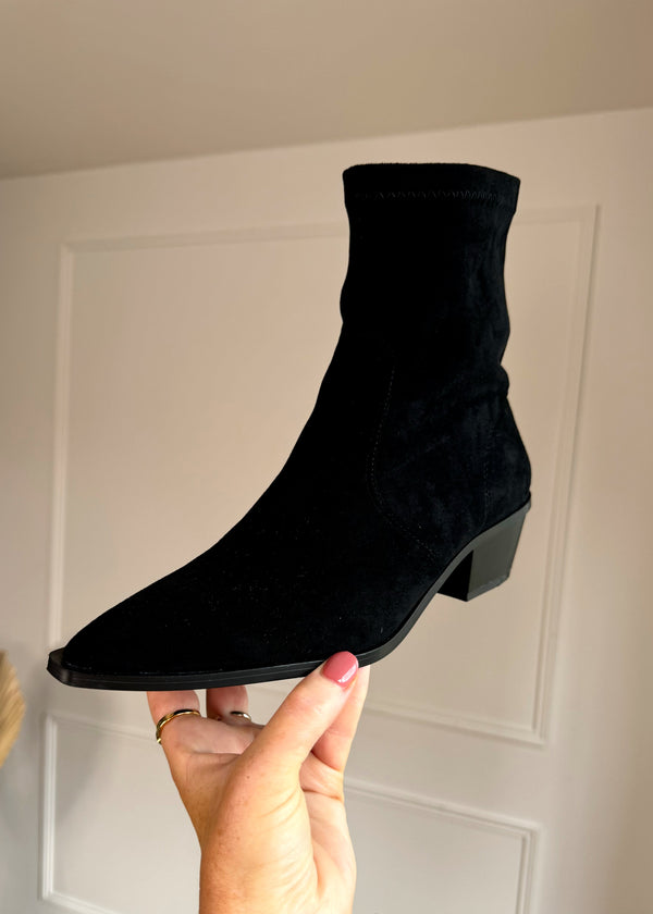 Moss ankle boot - black-The Style Attic