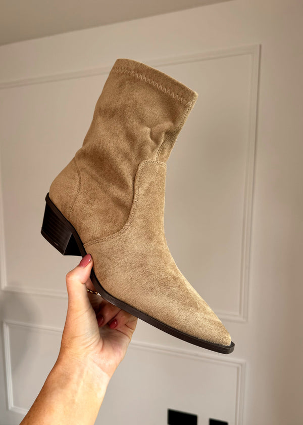 Moss ankle boot - sand-The Style Attic