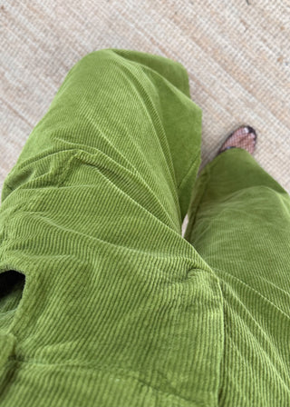 Mylie corduroy barrel leg trouser - Apple size 2-The Style Attic