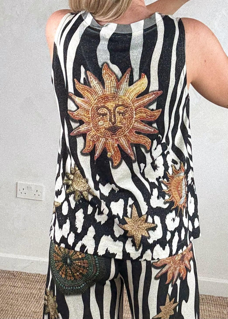 Mystic vest - mono sun-The Style Attic