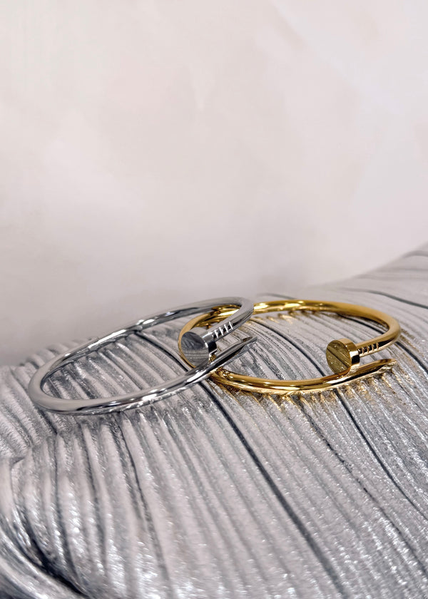 Nail Bangle bracelet-The Style Attic