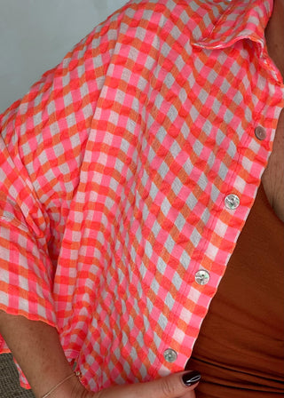 Nancy checked shirt - one-The Style Attic