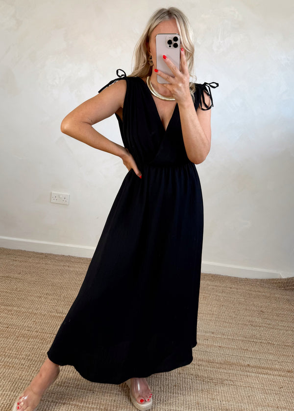 Nico maxi dress - black-The Style Attic