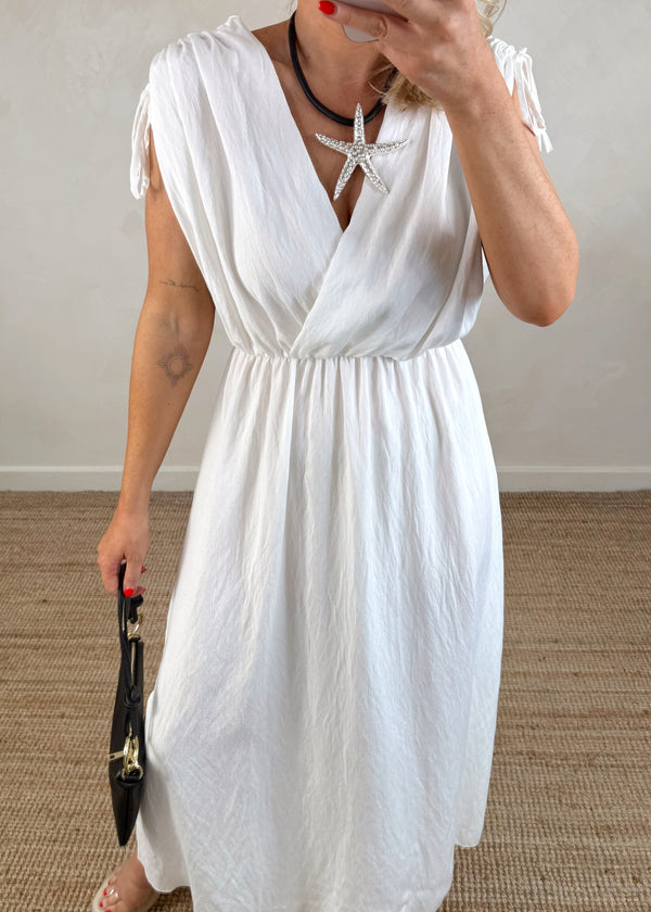 Nico maxi dress - white-The Style Attic