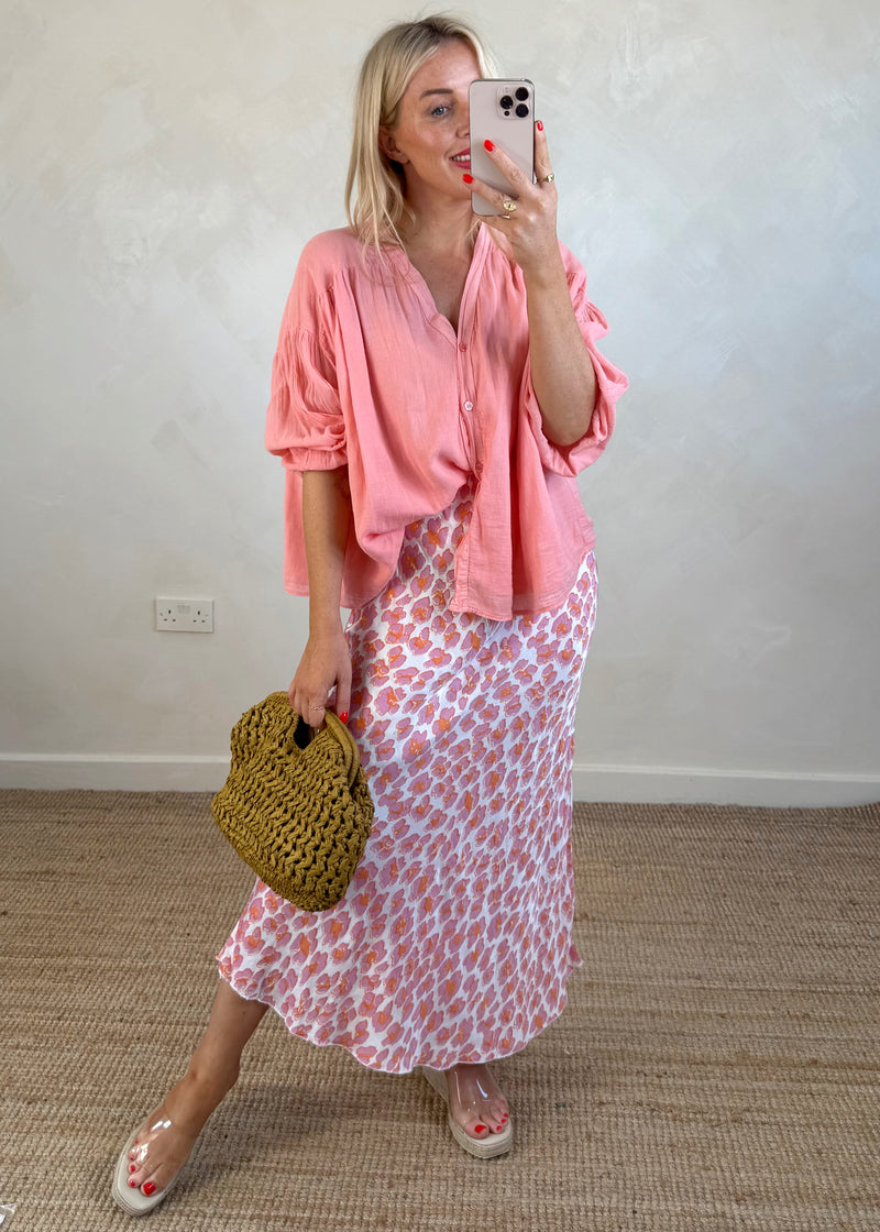 Ochre woven clutch bag-The Style Attic