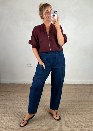 Otis barrel leg denim-The Style Attic