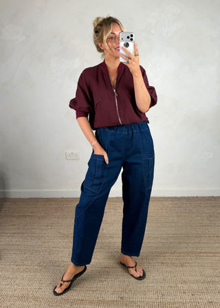 Otis barrel leg denim-The Style Attic